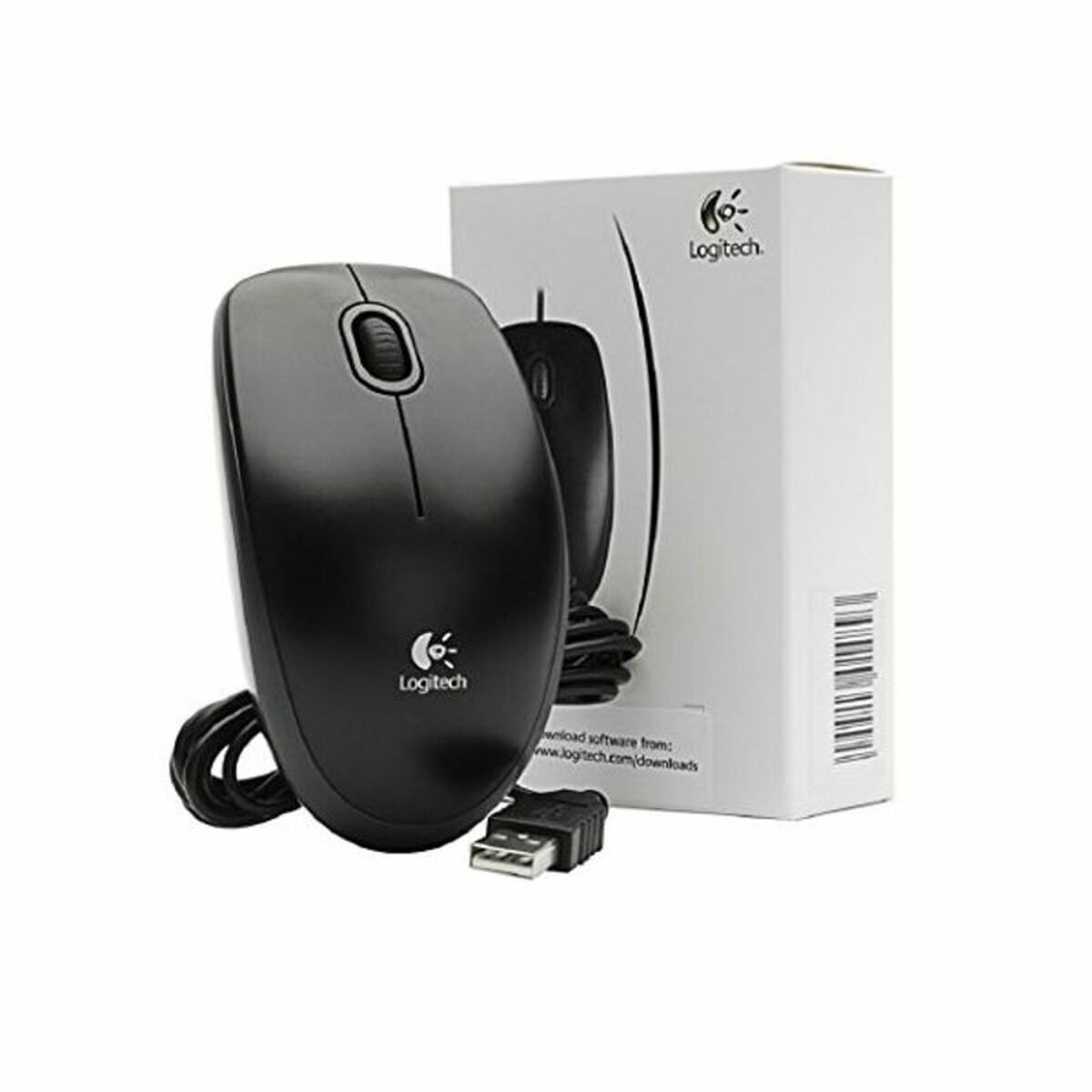 Mus Logitech B100 Sort 800 dpi